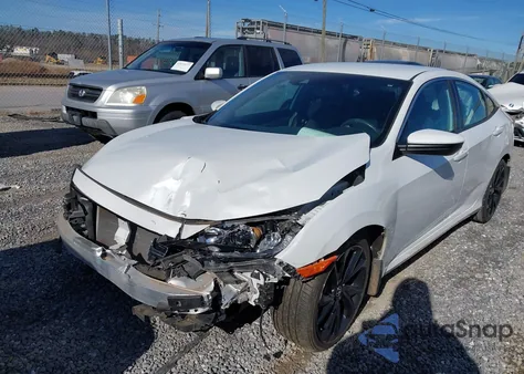 2019 Honda Civic Sport from USA, damaged, VIN 19XFC2F82KE002529